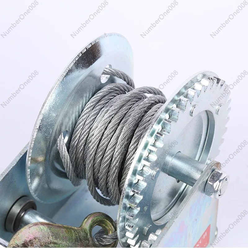 Wire Rope Industrial Winch Trailer Mini Manual Winch