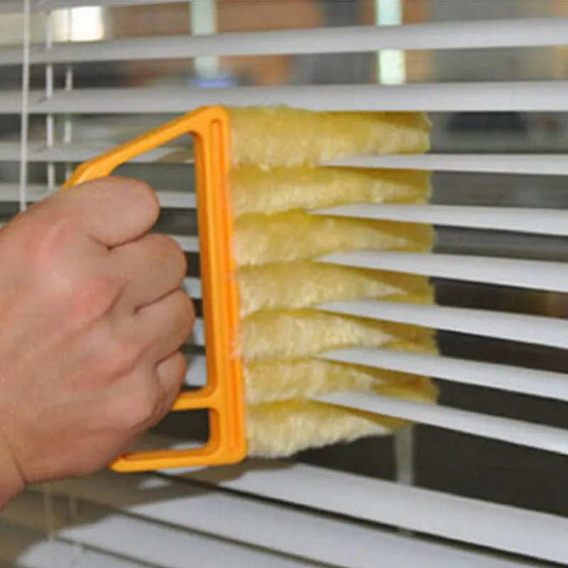 1pc Vent Blinds Cleaner Cloth Brush Auto Air Conditioner Microfiber Air Conditioner Duster car electric fan Cleaner tool