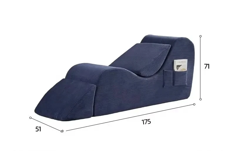 Factory Direct 2026 Multi-purpose Compression Sofa Corduroy Living Room Balcony Lazy Chair Lumbar Support High-density Foam Yoga