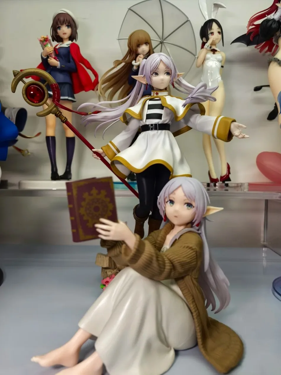 13-21cm Frieren Figur Frieren At The Funeral Figures Super Kawaii Cartoon Action Pvc Statue Cute Models Collection Dolls Gifts – Detail 10