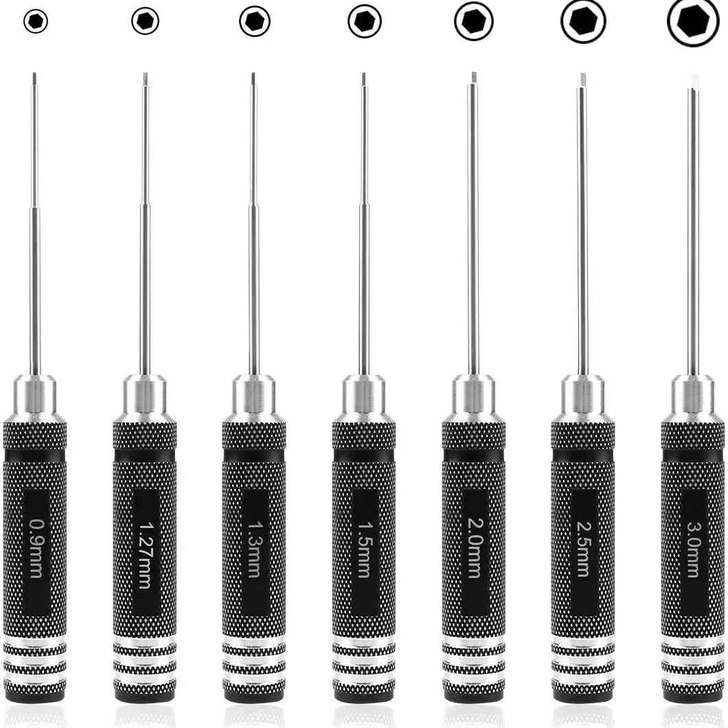 7Pcs Hss Hexagon Wr…