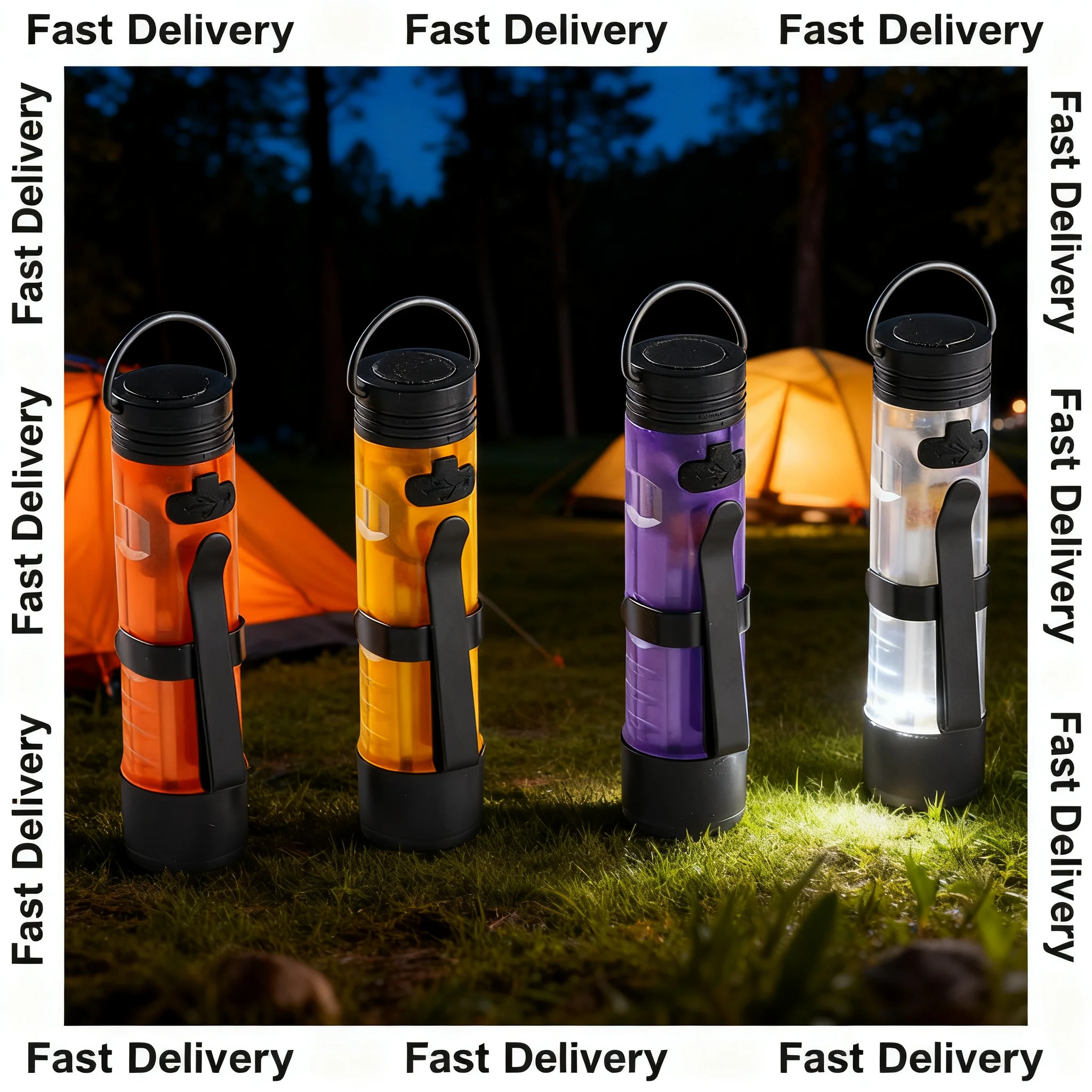 1/4PCS Gopeak Pocket Mini Flashlight Outdoor Key Clip Cap Ambient Led Long Endurance Disaster Relief Emergency 5050 Small Light
