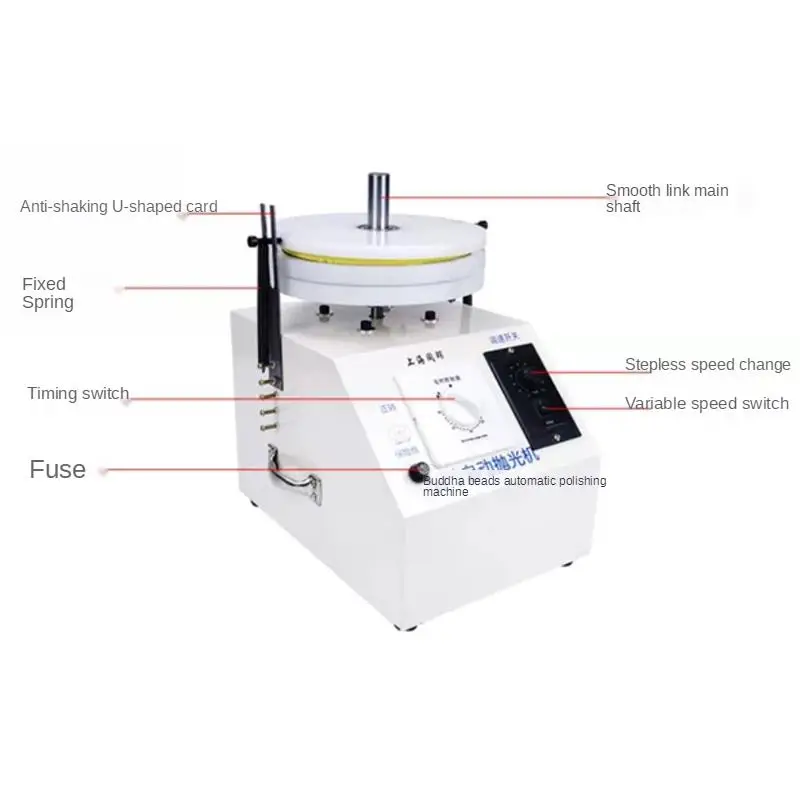 Automatic Polisher Buddha beads polishing machine Special Polishing Machine Round beads Grinding Disc