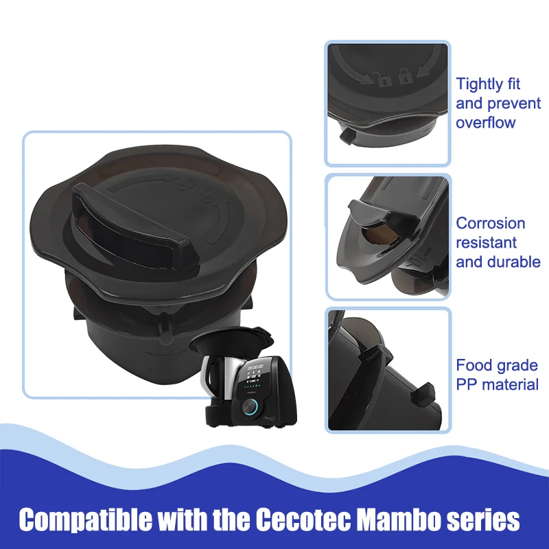 1Pcs Measuring Cup Cover For Cecotec Mambo Kitchen Machine Kitchen Kitchen Robot Accessories High Quality Durable