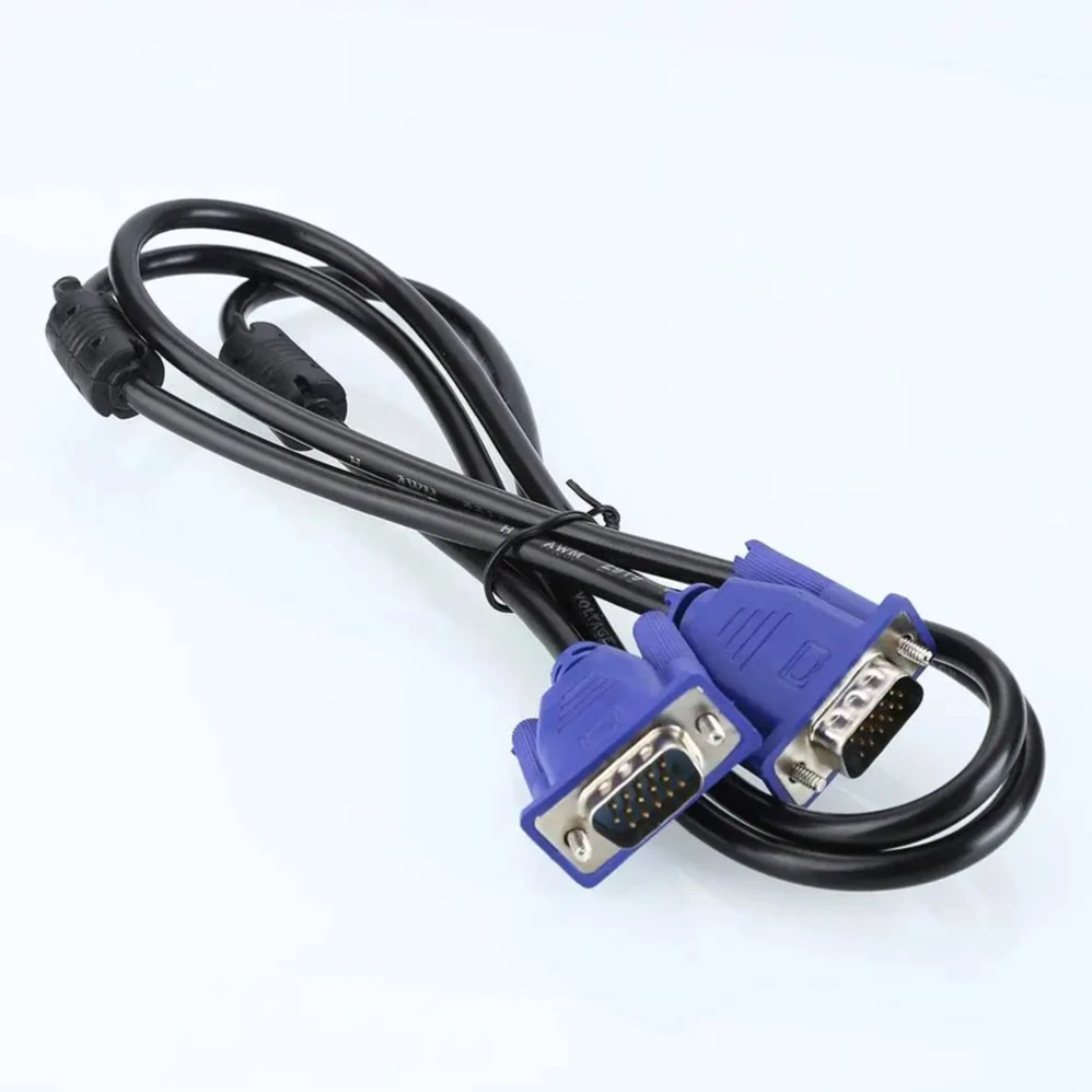 Oryginalny kabel VGA 1.5 metrรณw, 4 + 5-rdzeniowy kabel wysokiej rozdzielczoลci, kabel wideo, komputer podลฤ
czony do projektor telewizyjny kabla