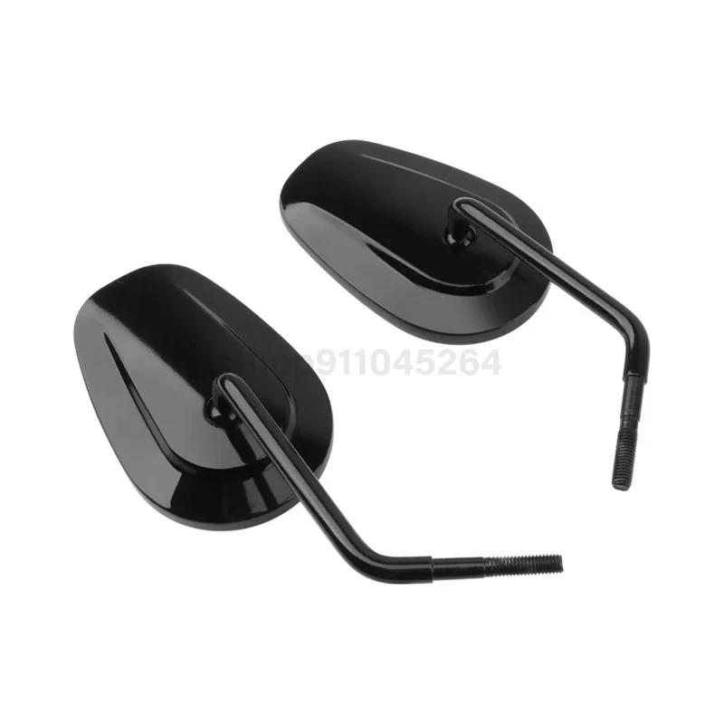 Motorcycle Rearview Left Right Side Rear View Mirror 8mm For Harley Touring Sportster XL 883 1200 Softail Bobber Chopper Fat Boy