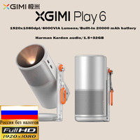 XGIMI Play 6 Projector Full HD 1080P 600 CVIA Mini Portable Outdoor Built-in battery Cinema Projector Wi-Fi Bluetooth Type-C HDR