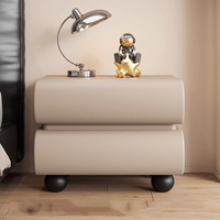 Wood Drawers Nightstand Bedroom Mobile Cabinets Librero Storage Luxury Bedside Table Organizer Mesa De Noche Hotel Furniture