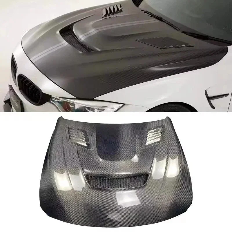 Capó estilo V de fibra de carbono de alta calidad para F80 M3 F82 M4 Ajuste perfecto