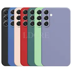 Capa de silicone líquido para samsung galaxy a54 a55 a15 a05 a05s a54 m14 a34 a24 a53 a14 a04e a04 a04s