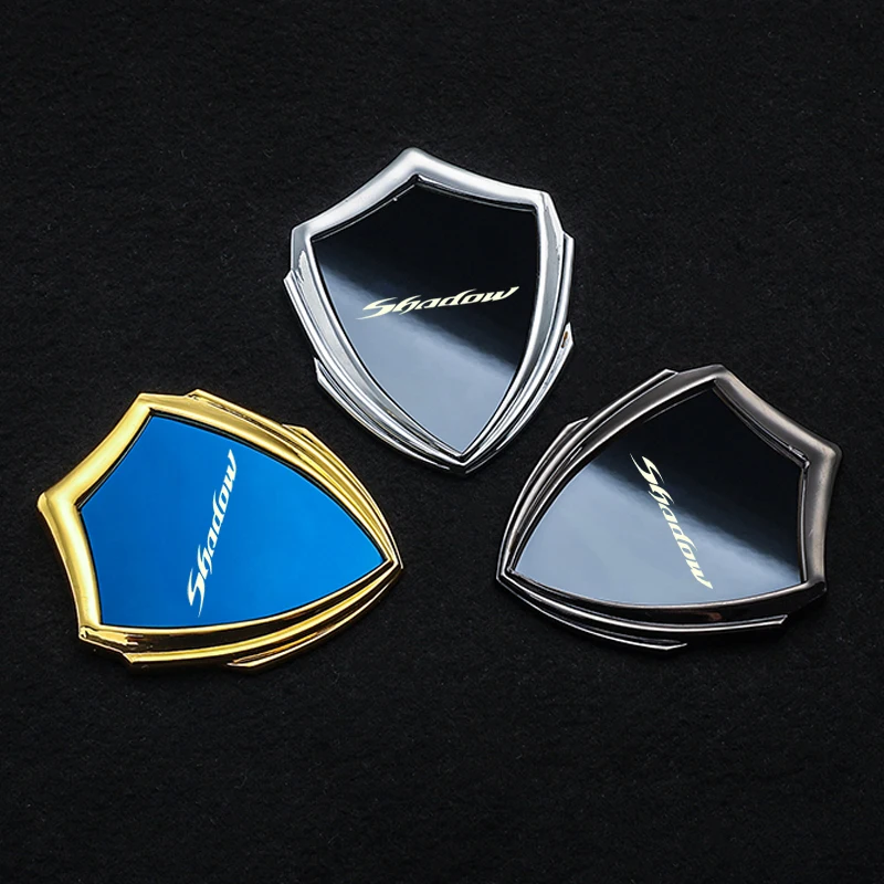 Motorcycle accessory 3D Metal Accessories Motorcycle Stickers for honda Shadow