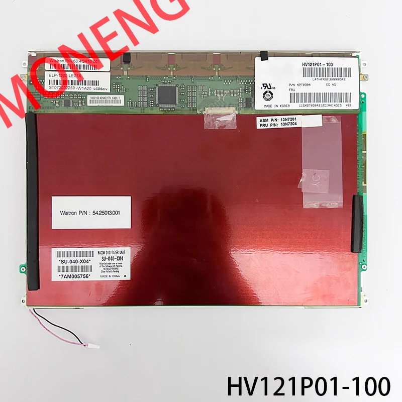 Imagem -04 - Adequado para Ibm X60t X61t X61 X60 12.1 1400*1050 Tela Lcd de Alta Resolução de Grande Angular Hv121p01101 Hv121p01-100 é