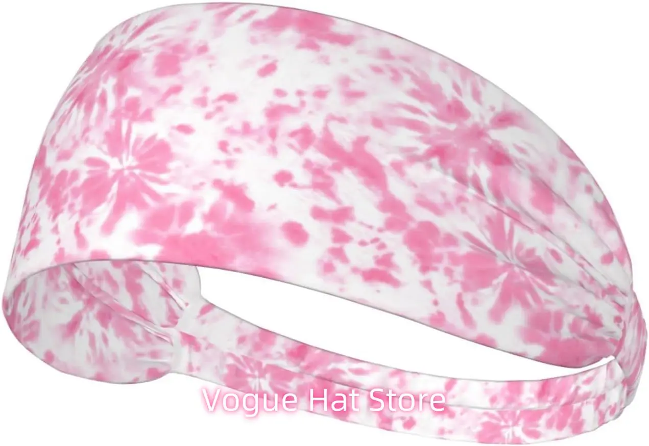 

Tie Dye Workout Headbands for Women Men Sport Sweatbands Elastic Headband Moisture for Wicking Exercise Fitness Running Tennis Y