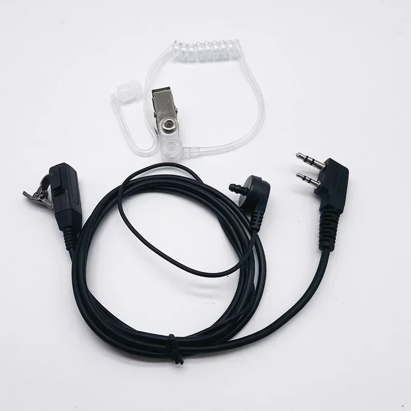 

Baofeng Covert Acoustic Air Tube PTT Mic Microphone Earphone Headset Headphone For Kenwood Radio Walkie Talkie Transceiver