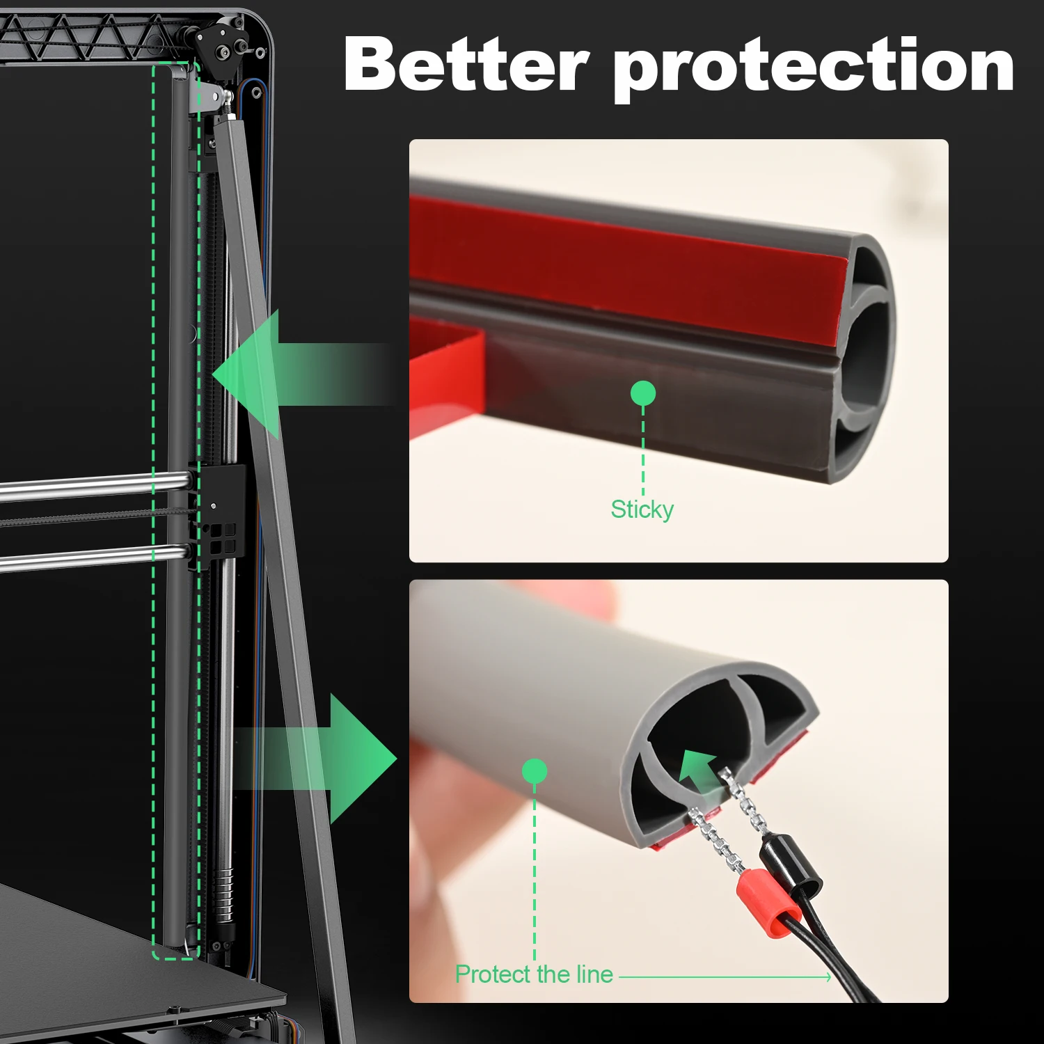 Creality Oficjalny zestaw listwy świetlnej LED Ender-3 V3 Plus, oryginalna drukarka 3D LED Light Energy 24V/5W Soft Light