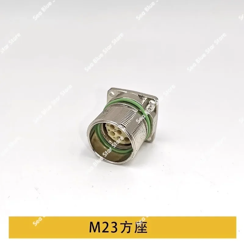 Connector aviation plug square seat male and female 12 19 holes 17 cores 6 pins 8PIN servo motor code