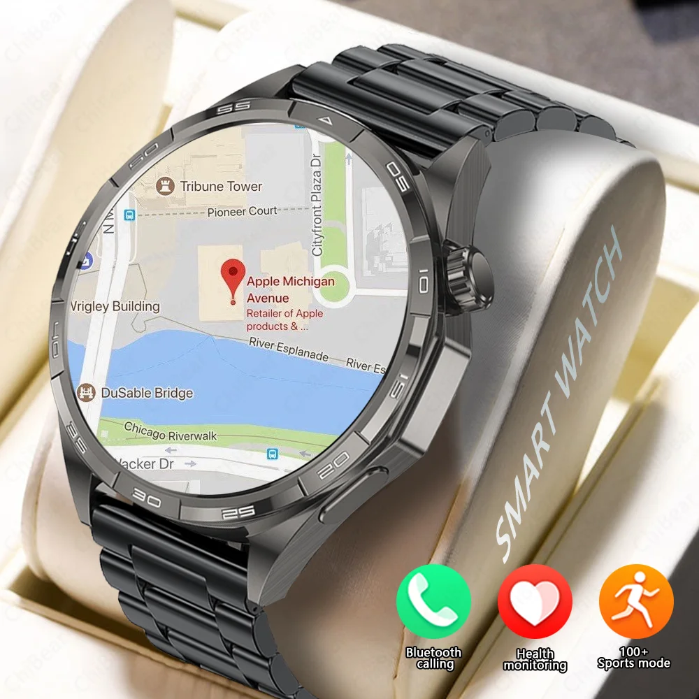 

2025 Новые Смарт-часы для занятий спортом на открытом воздухе HD-экран Bluetooth Вызов GPS Траектория Сердечный ритм AI Голос Водонепроницаемые умные часы Мужчины Женщины