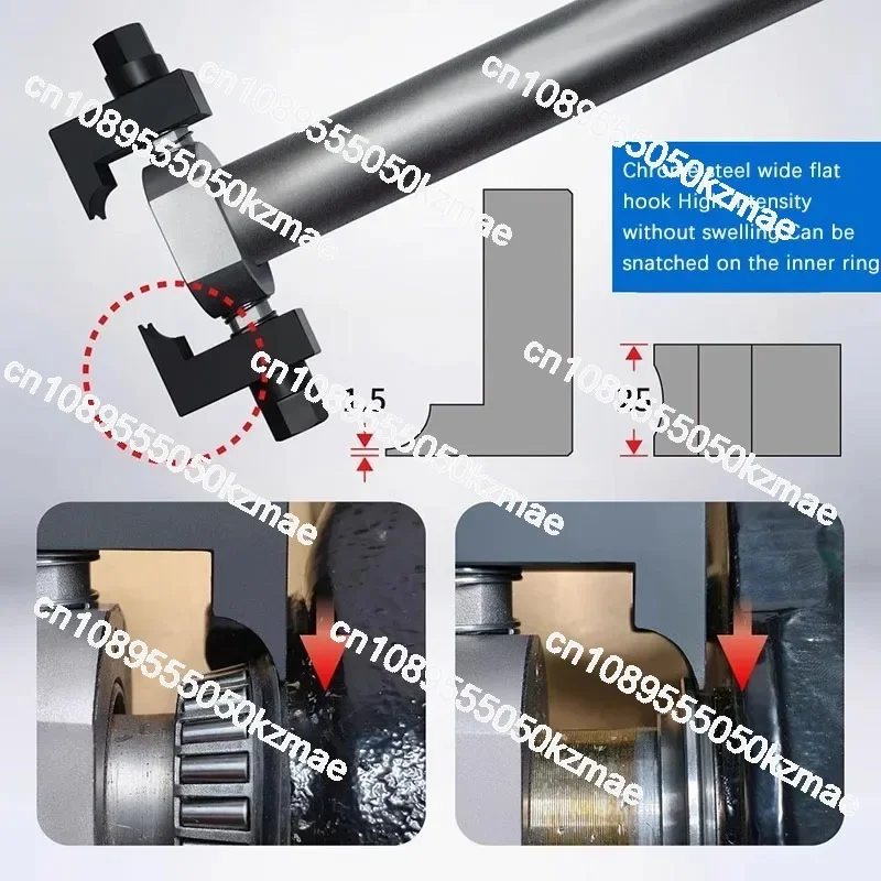 Motorcycle Box Inner Bearing Disassembly Tool, Battery Car Bearing Remover, Universal Puller Bearing Extractor Pulling Tool