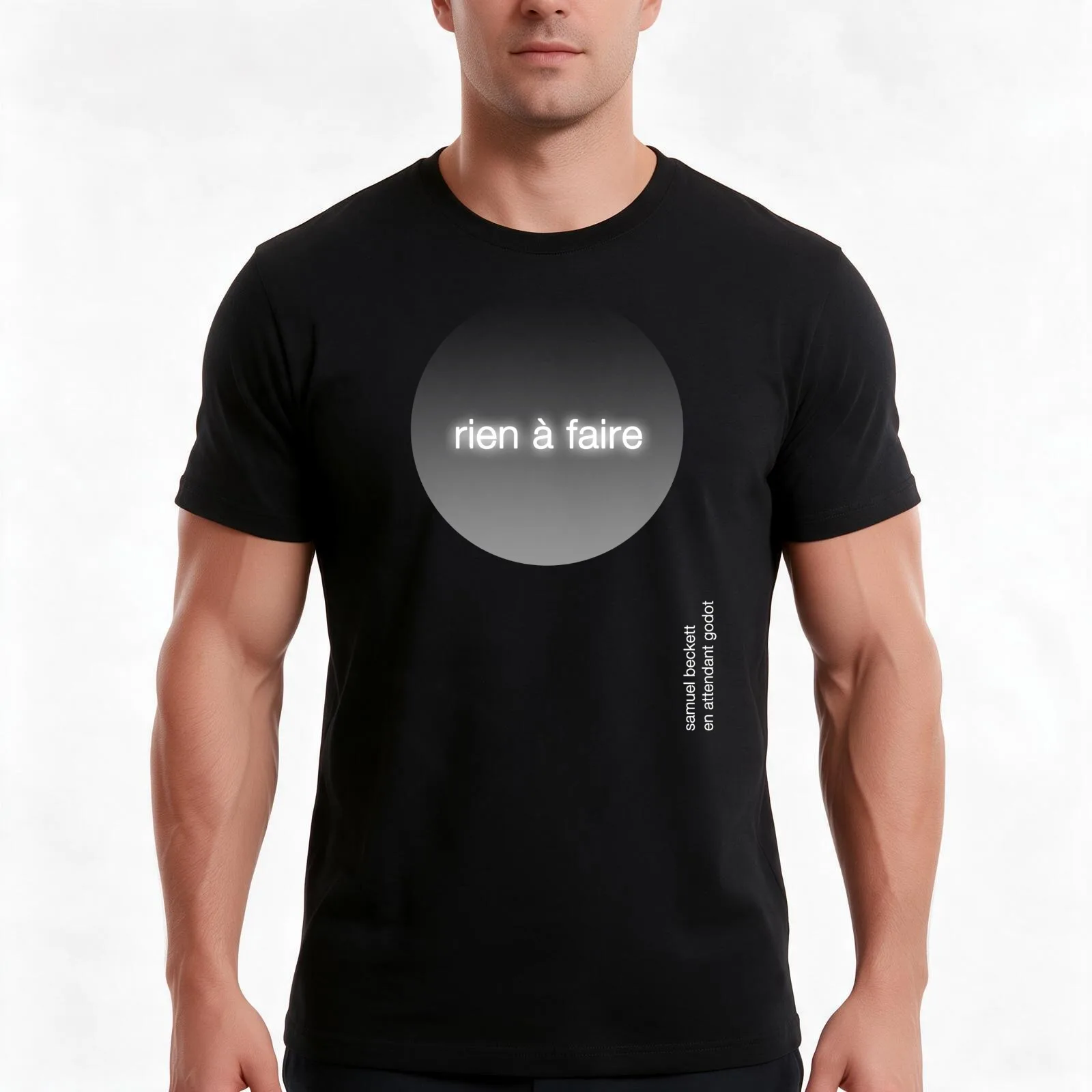 Nothing To Be Done - Samuel Beckett - En Attendant Godot - Waiting for Godot T-Shirt Summer Casual Cotton Tee Unisex Men Women