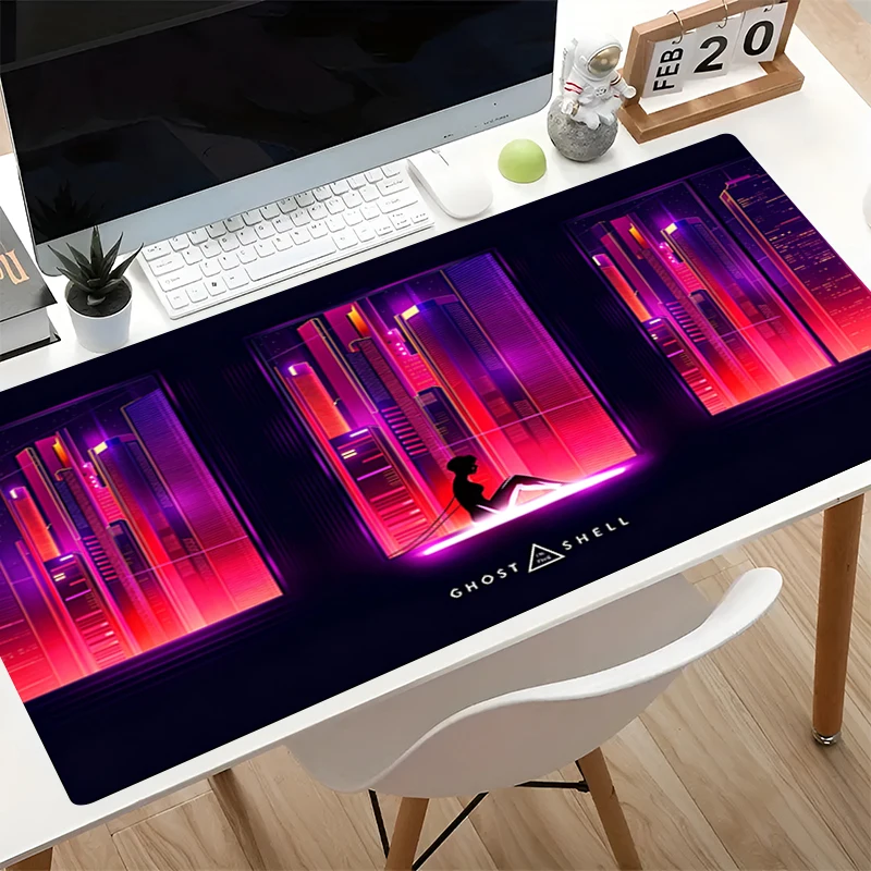 Big Game Mouse Pad Computer Keyboard Pad Lock Edge Gamer Accessories G-Ghost in the Shell Extended Mat Table Cool Anime Mousepad - view 2