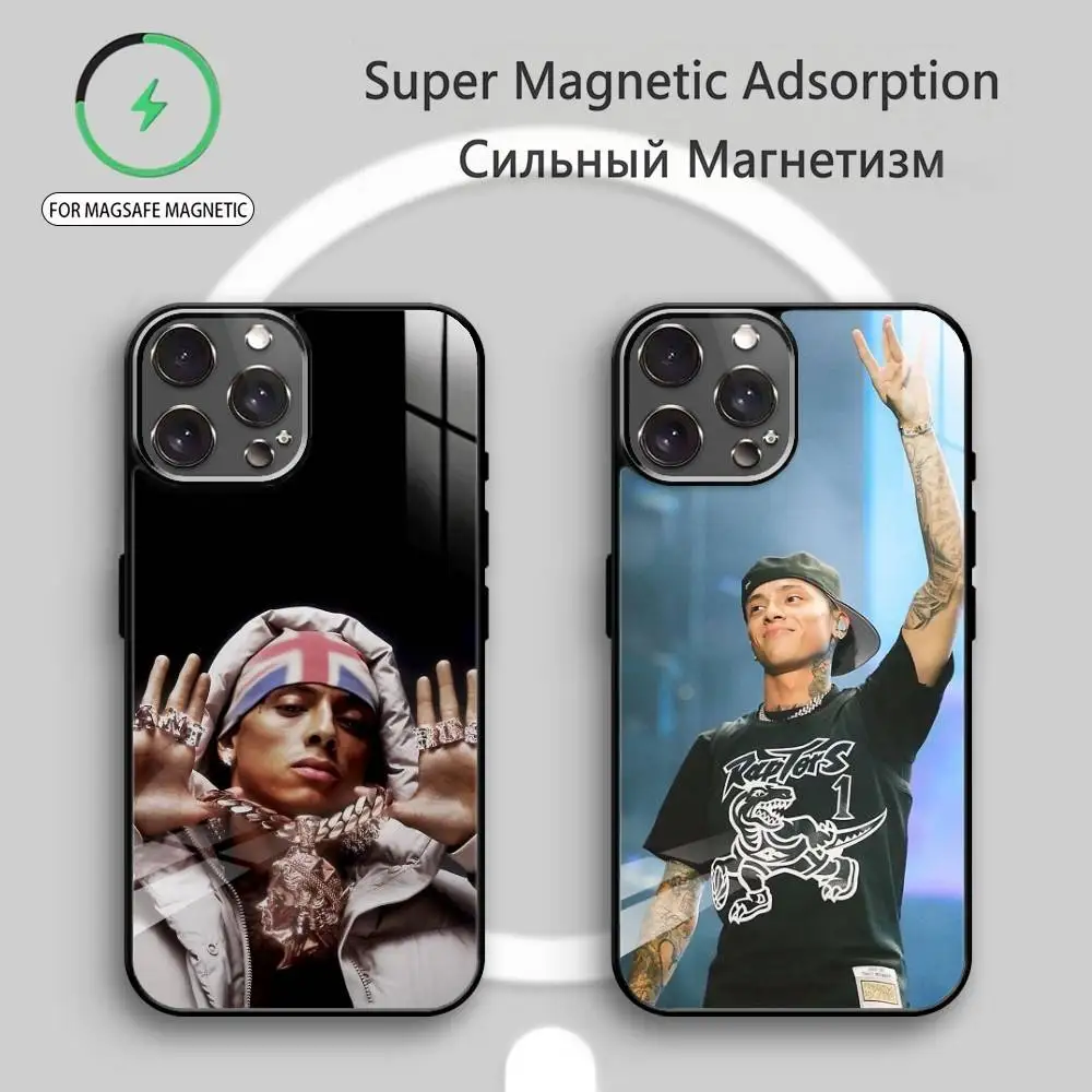

R-Rapper C-Central Cee Phone Case For iPhone17,16,15,14,13,12,11 Plus,Pro Max Magnetic For Magsafe Wireless Charging