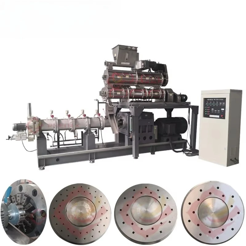 Full Automatic Pet Feed Production Line Pet Food Machinery Manufacturers Dog Cat Food Extruder Processing Machine view 3