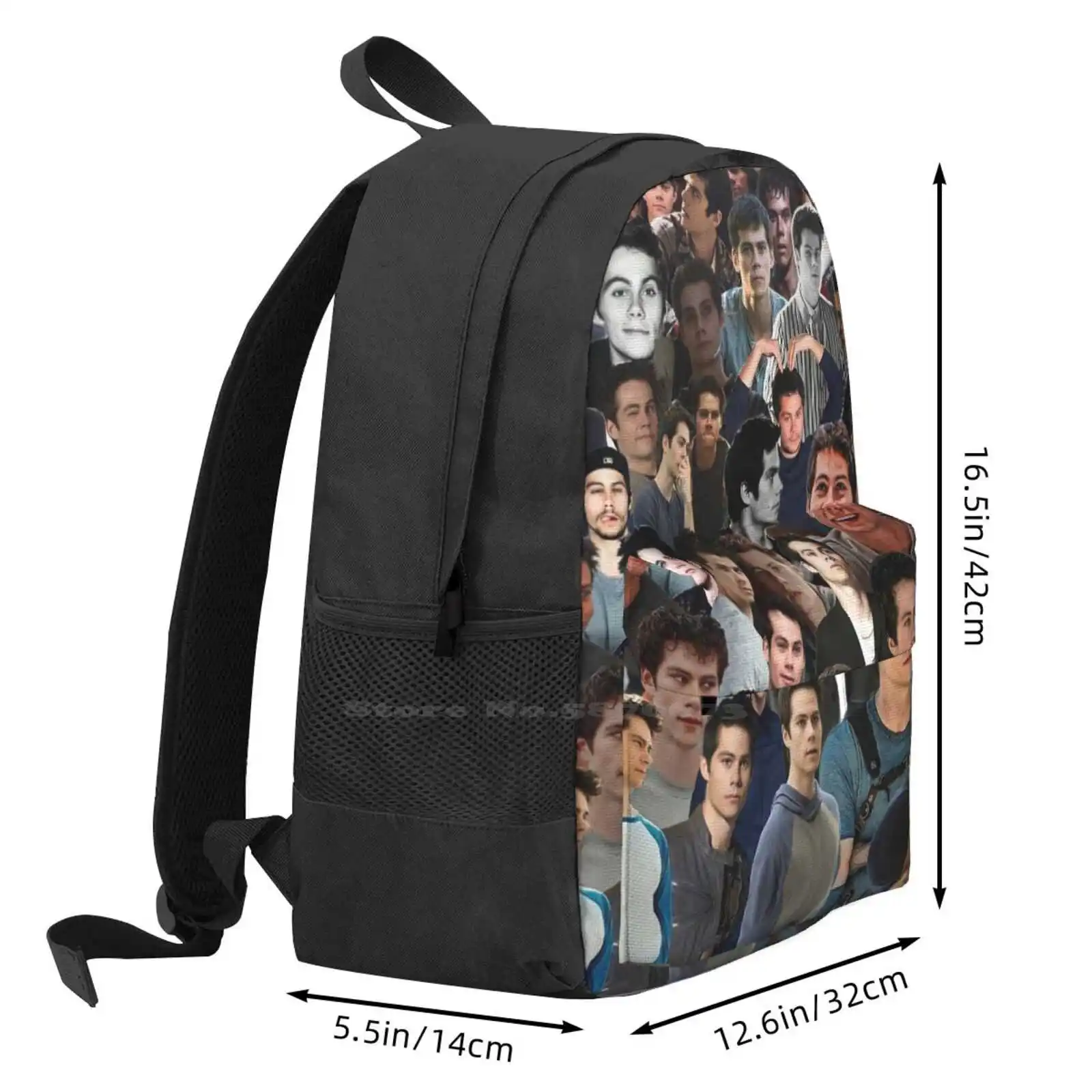 Dylan O\'brien Collage Hot Sale Backpack Fashion Bags Maze Runner Newt Dylan Obrien Teen Wolf Stiles Stilinski Thomas