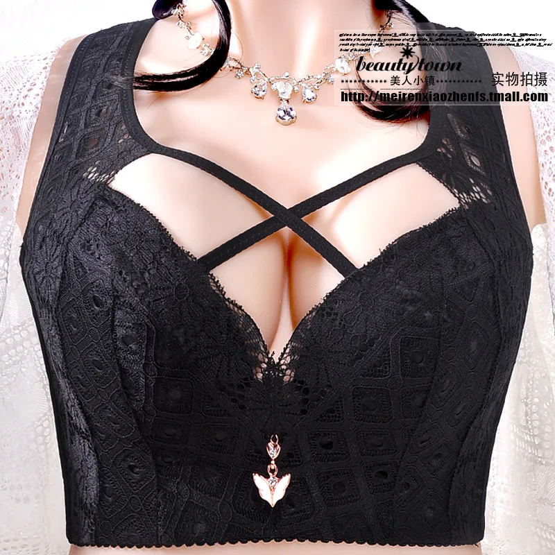 Full Cup Thin Lingerie Small Bra Plus Size Underwire Adjustable Lace Women's Bra Bras CDE Plus Size Lace Bra