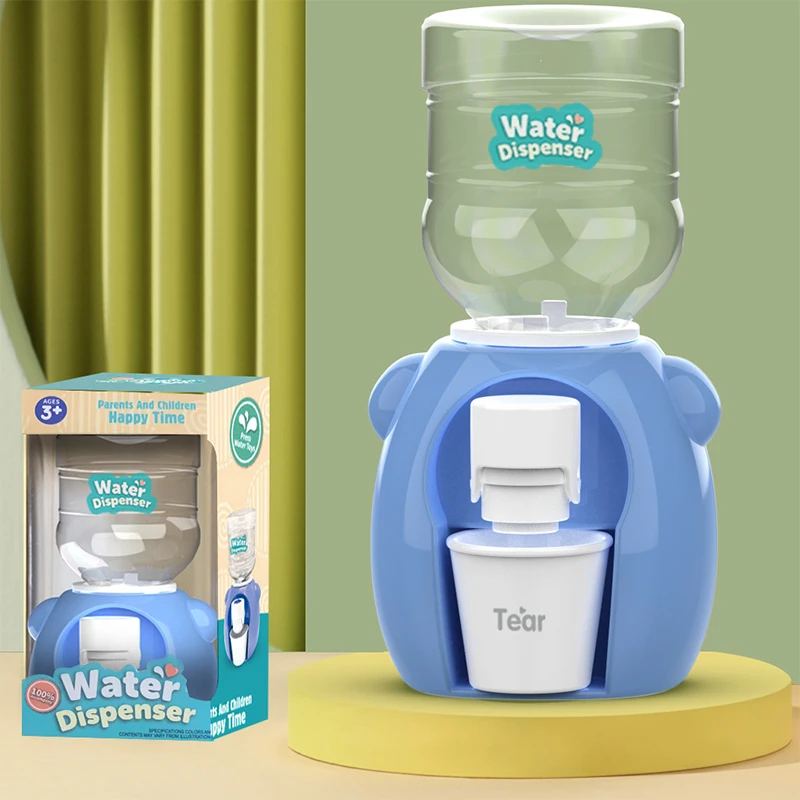 Lustige Mini Wasser Dispenser Nette Kreative Kaltes Wasser Saft Milch Trinkbrunnen Simulation Cartoon Kinder Küche Spielzeug Geschenke