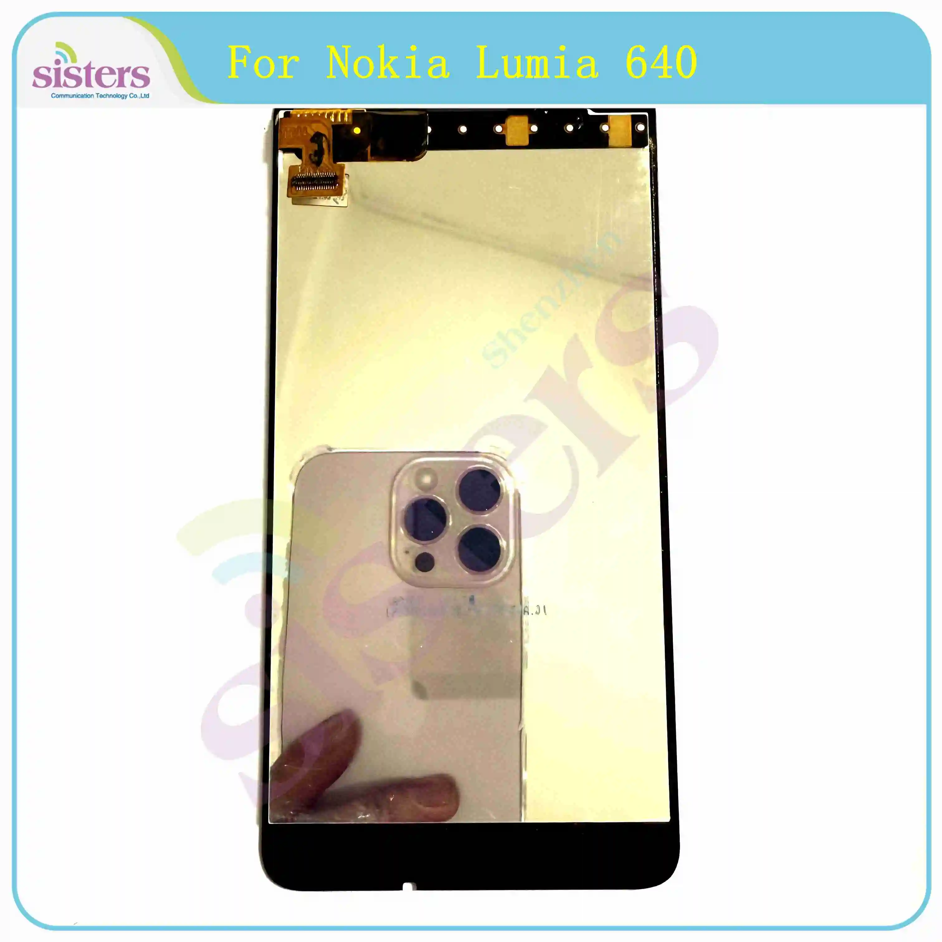 

5,0 "оригинальный дисплей для Nokia Lumia 640, ЖК-дисплей, дигитайзер сенсорного экрана в сборе, запасные части с рамкой для Lumia 640