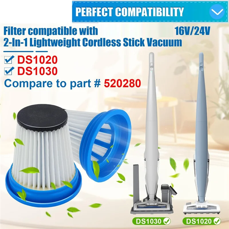 A15F-520280 Замена фильтра для Kenmore Stratus 24 В 2-в-1 беспроводной пылесос DS1030 HEPA-фильтры сравните с деталью 520280