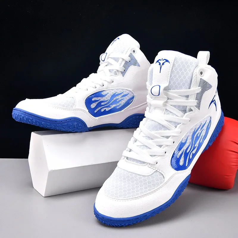 Classic Brand Comfortable Breath Wrestling Shoe Top Quality Wearable Boxing Fighting Boots Designer Mid-Top Fighting Shoe