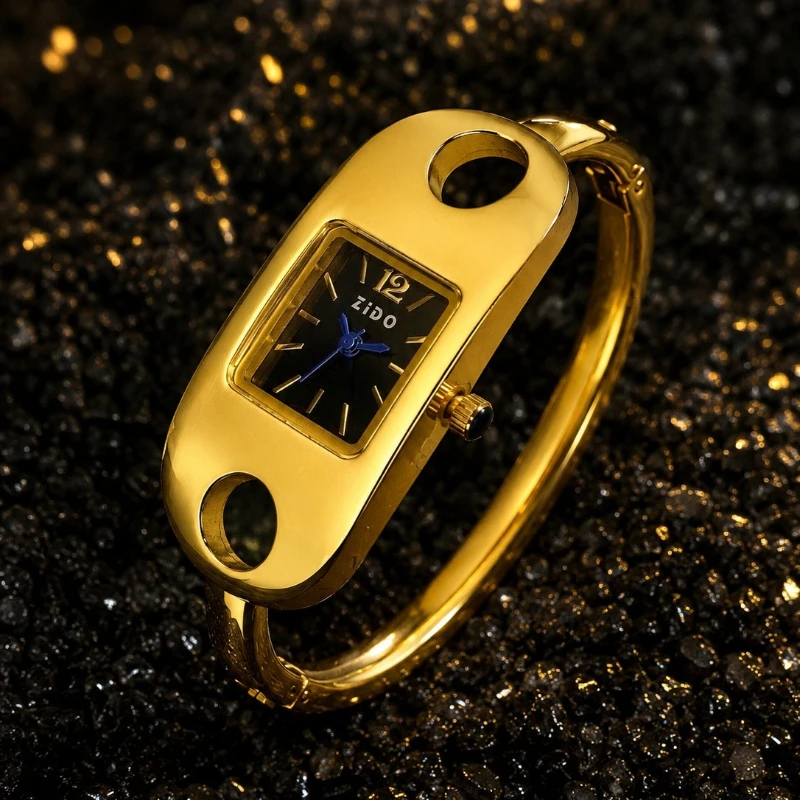 

Luxury Gold Bangle Watches for Women Fashion Small Dial Ladies Quartz Wristwatch Elegant Woman Watches Jewelry Gift Reloj Mujer