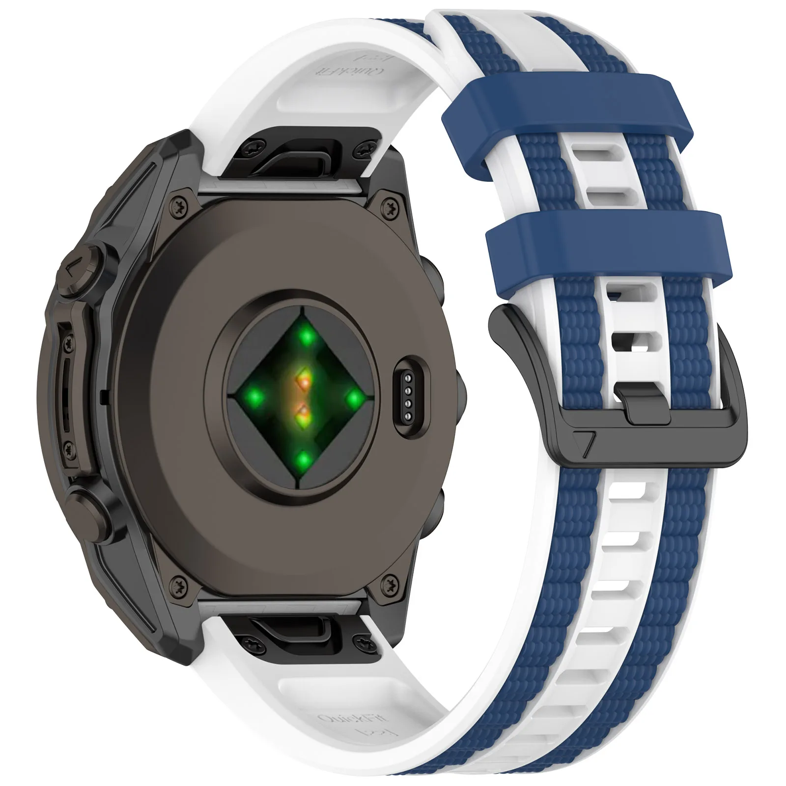 Quick Fit 22/26mm Silicone Strap for Garmin Tactix 8 Quatix 8 Fenix 8 51/47mm Wristband Garmin Forerunner 970/instinct 3 45/50mm