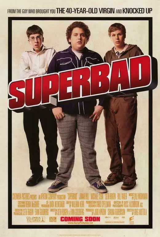 Superbad Movie Print ,Art Canvas Poster For Living Room Decoration ,Home Wall Picture