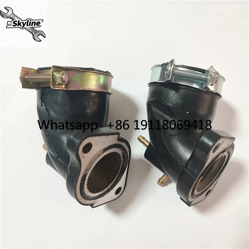 motorcycle Scooter YP250 VOG250 carburetor intake rubber pipe joint interface manifold for Yamaha Majesty Linhai 250cc YP 250