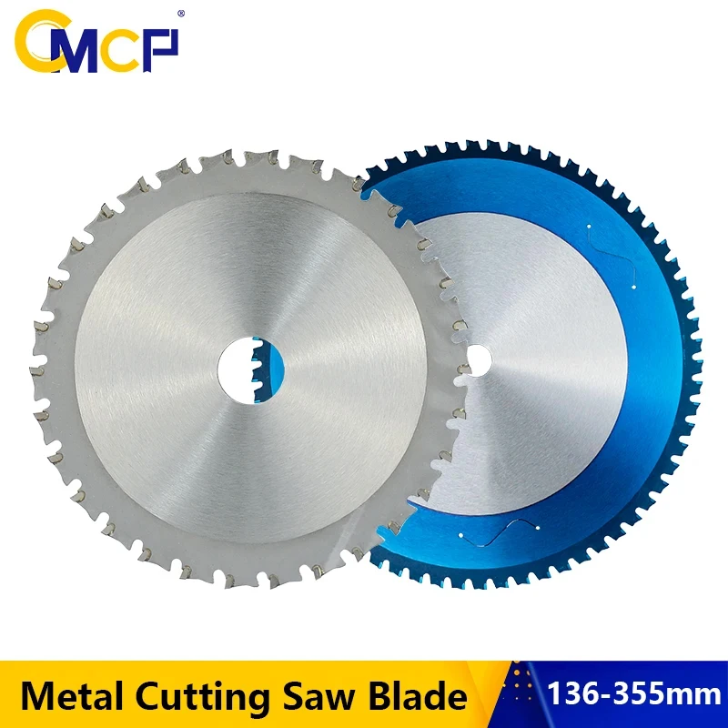 CMCP TCT Circular Saw Blades Metal Cutting Saw Blades 136-355mm Nano Blue Coated Cutting Tools for Cutting Metal Disc