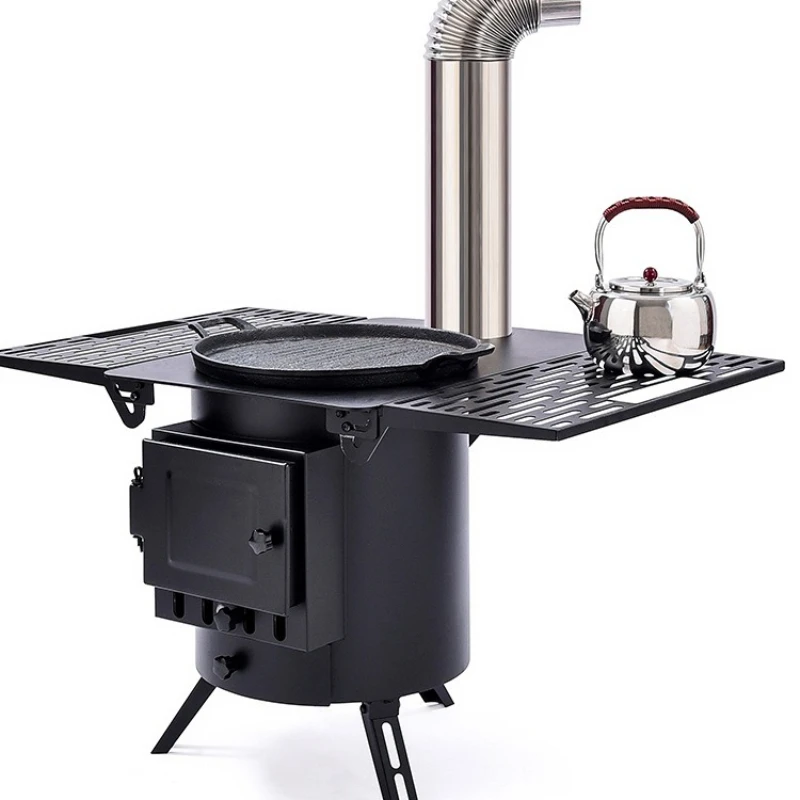 

Small heating stove Outdoor firewood stove Outdoor camping tent Travel courtyard Indoor household firewood stove