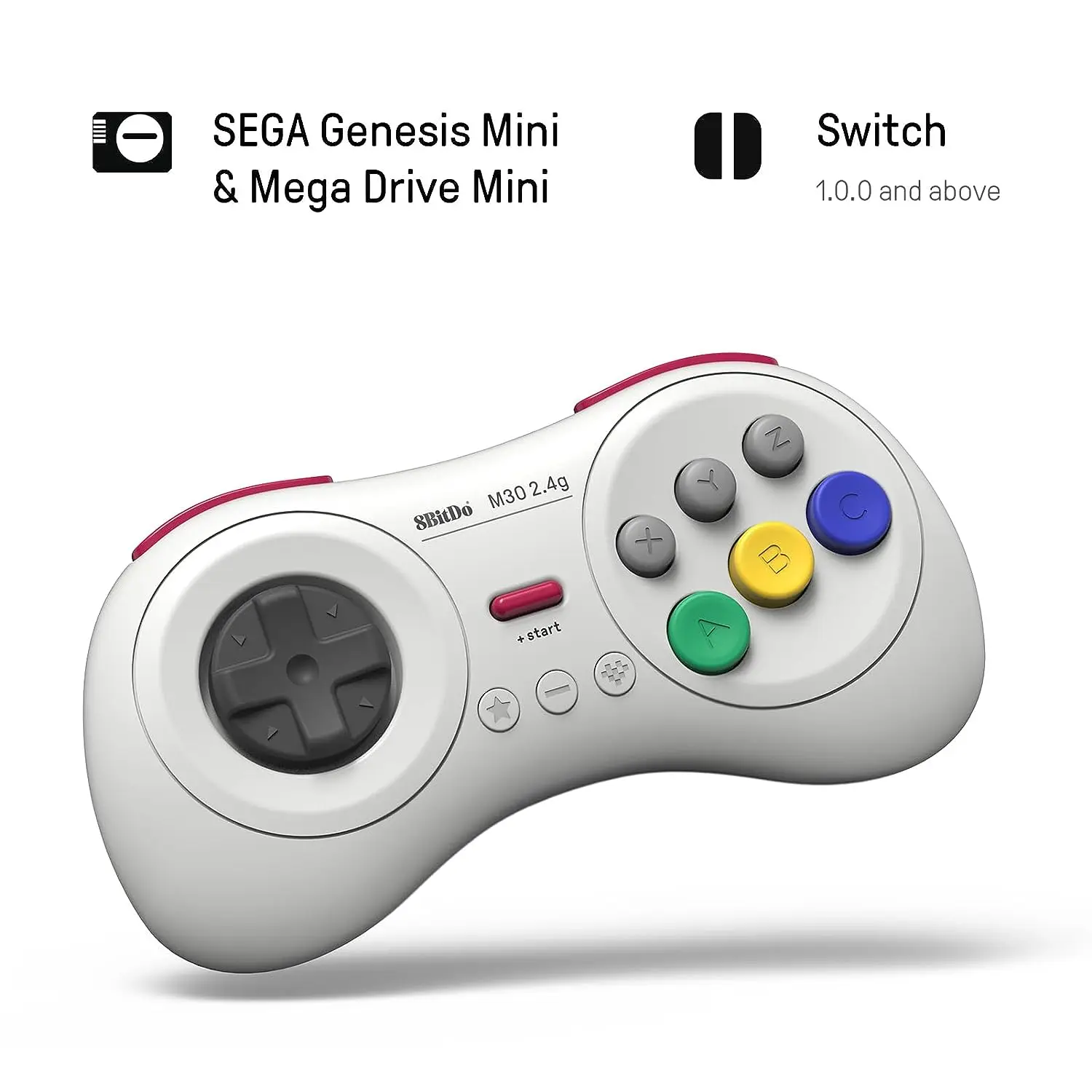 M30 MD mini versión 2.4G interruptor de mango inalámbrico juego Sega SEGA