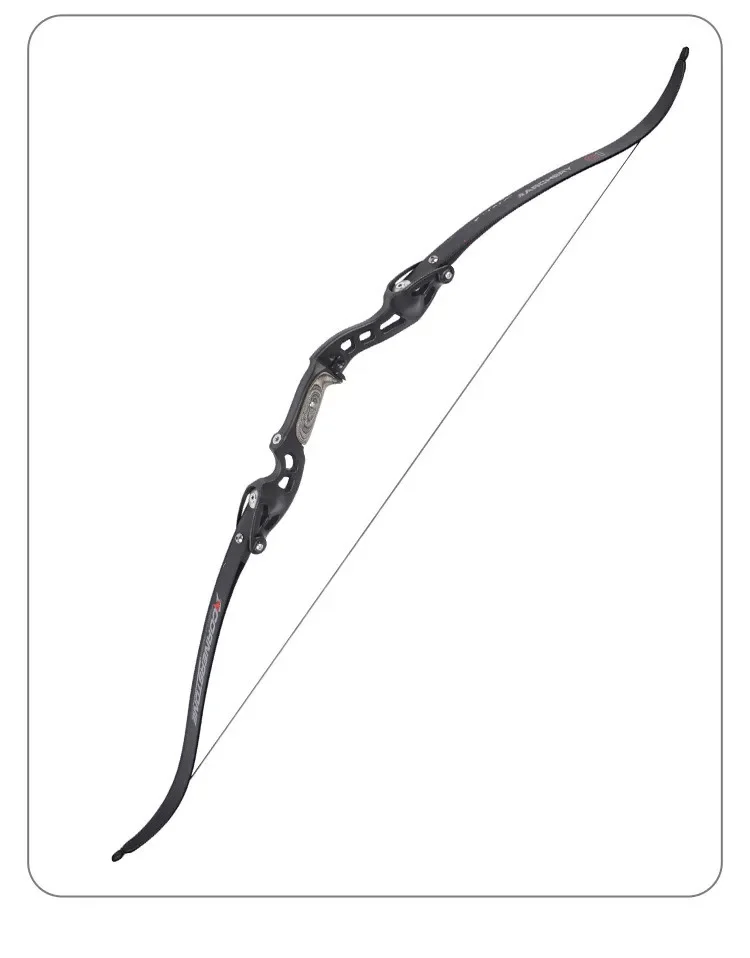 Archery Hunting Equipment CNC High Quality Right Hand 19'' Aluminum ILF Rirser Carbon Limbs Recurve Bow