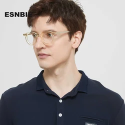 Bio Acetate Eyeglasses Retro Vintage Round Eco-Friendly Eyewear Frames Men High Quality Prescription Glasses Women Spectacles