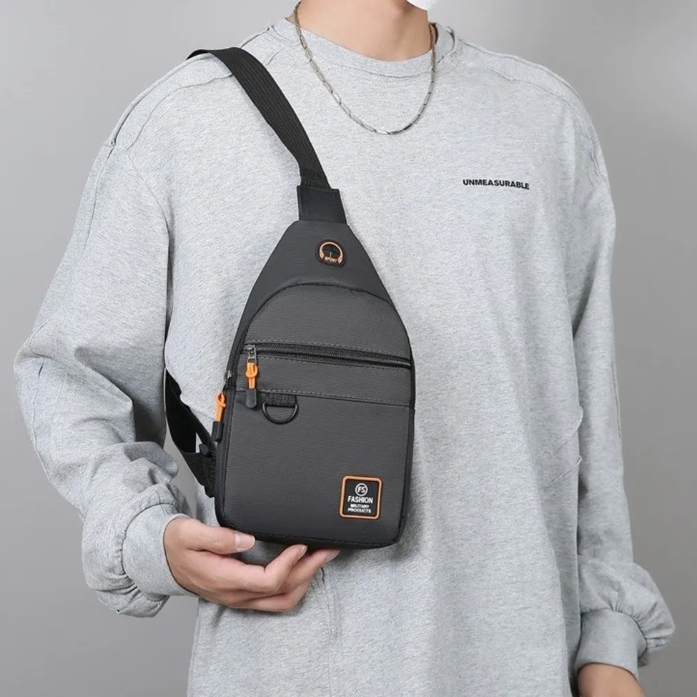 Fashion Lightweight Chest Bag Oxford Adjustable Strap Crossbody Bags Shoulder Bag