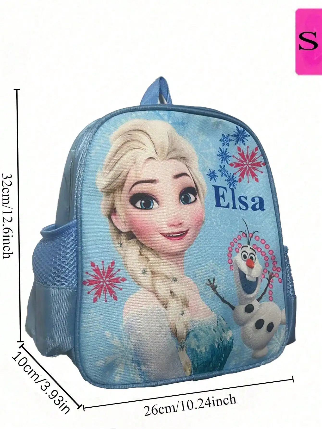 حقيبة مدرسية جديدة من ديزني 2025 فروزن إلسا برينسيس بسعة كبيرة للتخزين #4