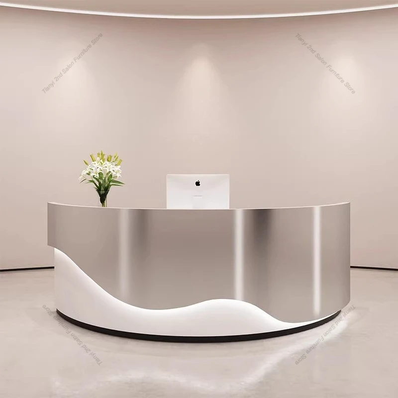 

Скандинавская простая кассовая стойка, современный высококачественный ресепшн для компаний, мебель для медицинских, косметических и стоматологических клиник, офисная мебель Pulpitos FYRD