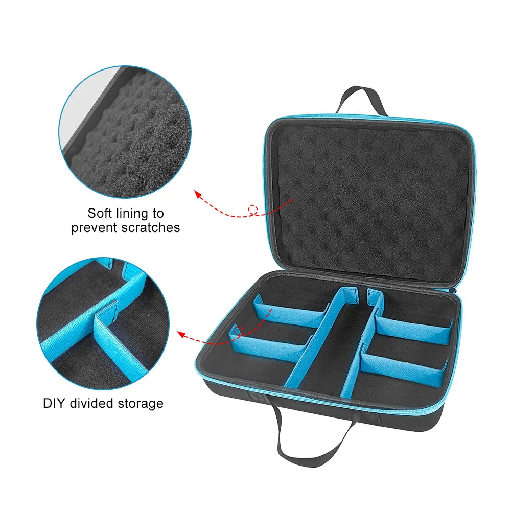 Imagem -03 - Kamolee-multifuncional Ferramenta Elétrica Bolsa Durável Impermeável Broca Chave Angle Grinder Tool Bag