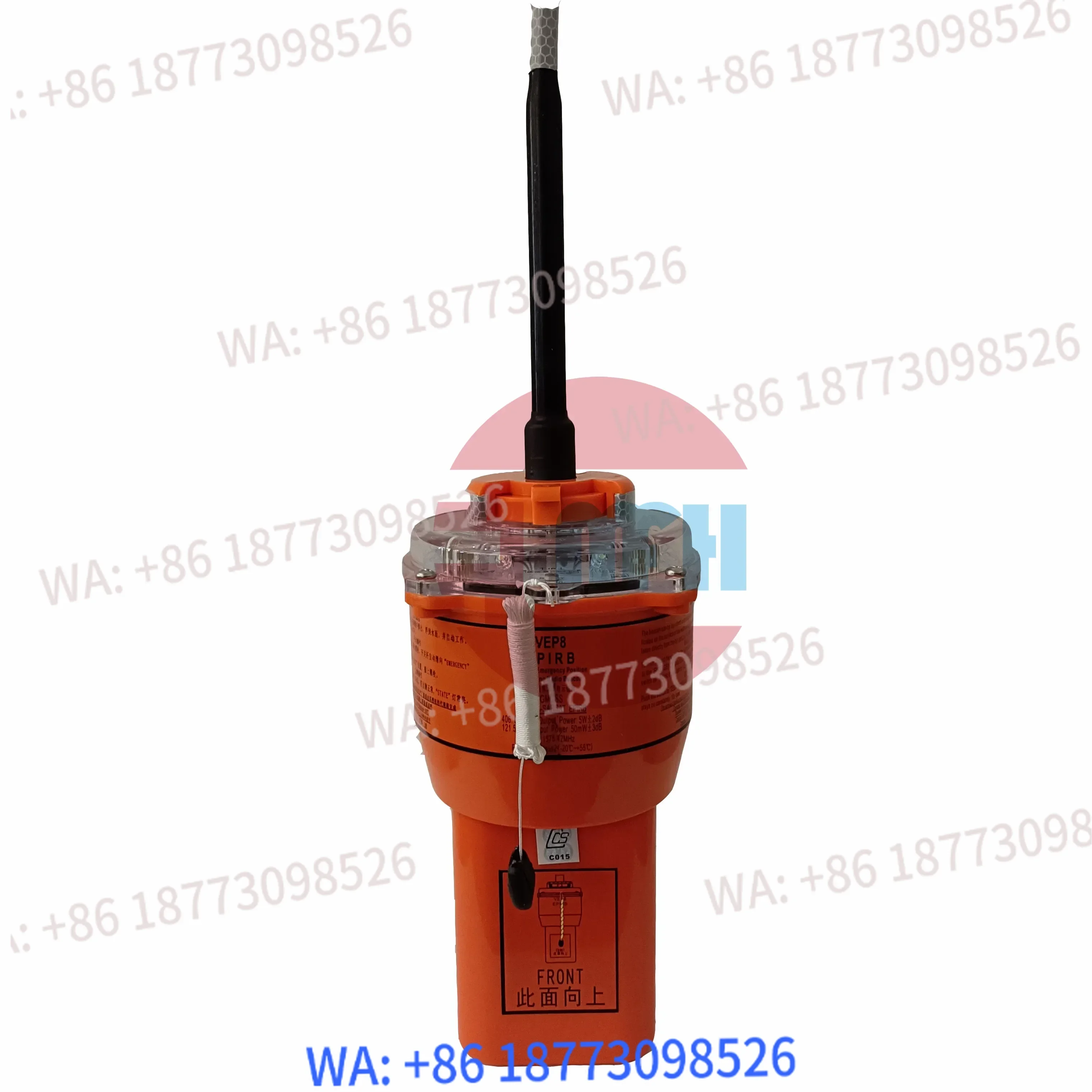 Marine radio emergency satellite position indicator VEP8 with authorized code transmission report CCS certificate