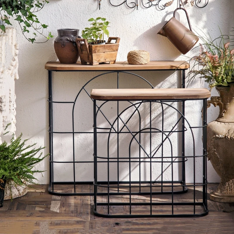 

French Elegant Console Tables Aesthetic Slim Chic Console Tables Mid Century Meuble Salon Furniture Living Room