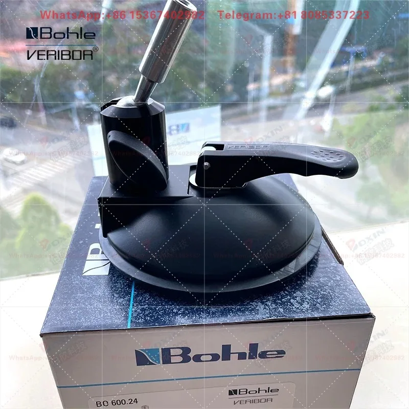 600.24 Suction cup with spherical joint glass metal fixed suction lifting and handling safety