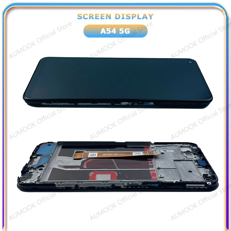 Pantalla IPS LCD para Oppo A54 4G 5G CPH2239 CPH2195 OPG02 con táctil y digitizador con marco, reemplazo de pantalla 5