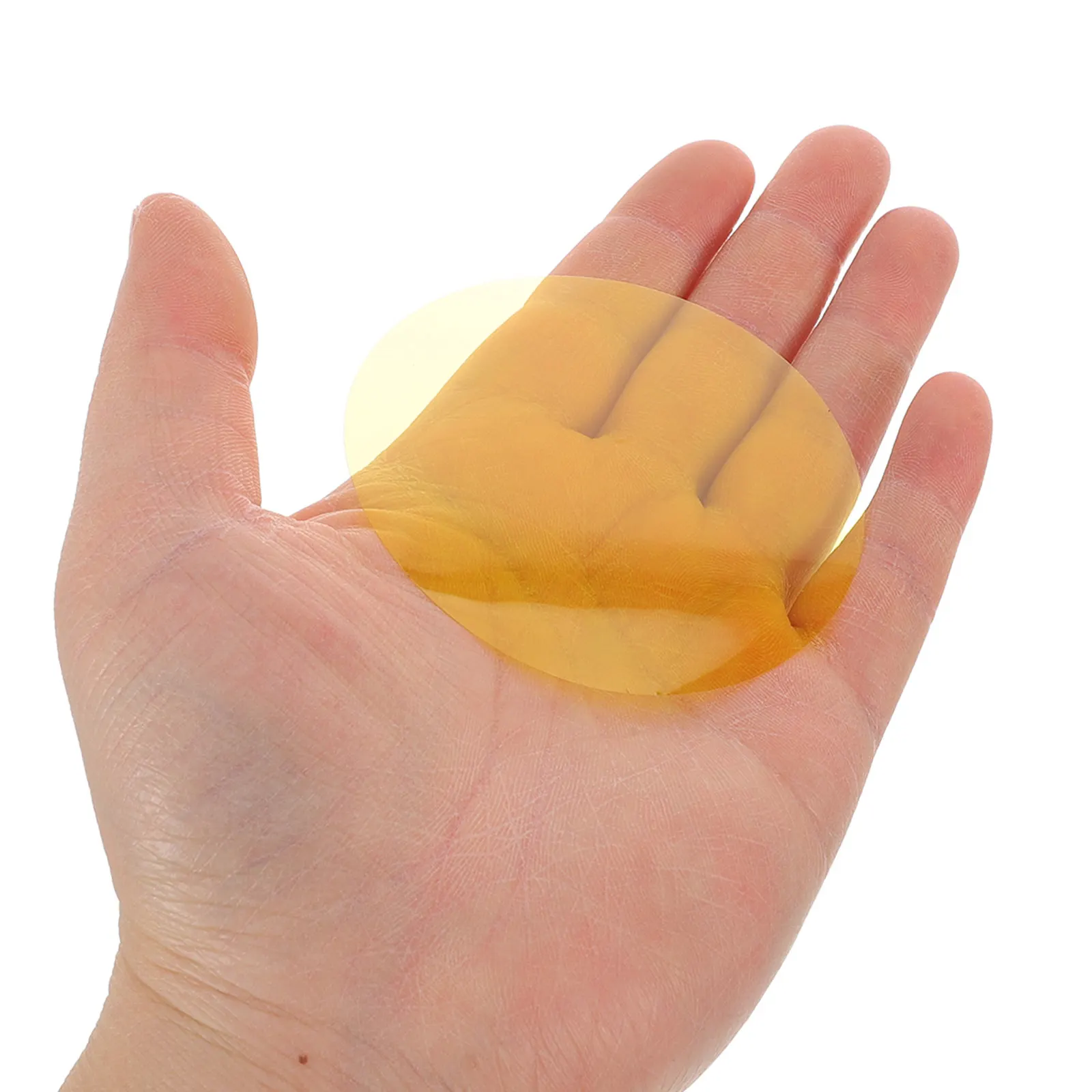 

50Pcs Lighting Gels for LED Lights Warm White Color Film Sticker Transparent Correction Gels for Cozy Atmosphere in Bedroom